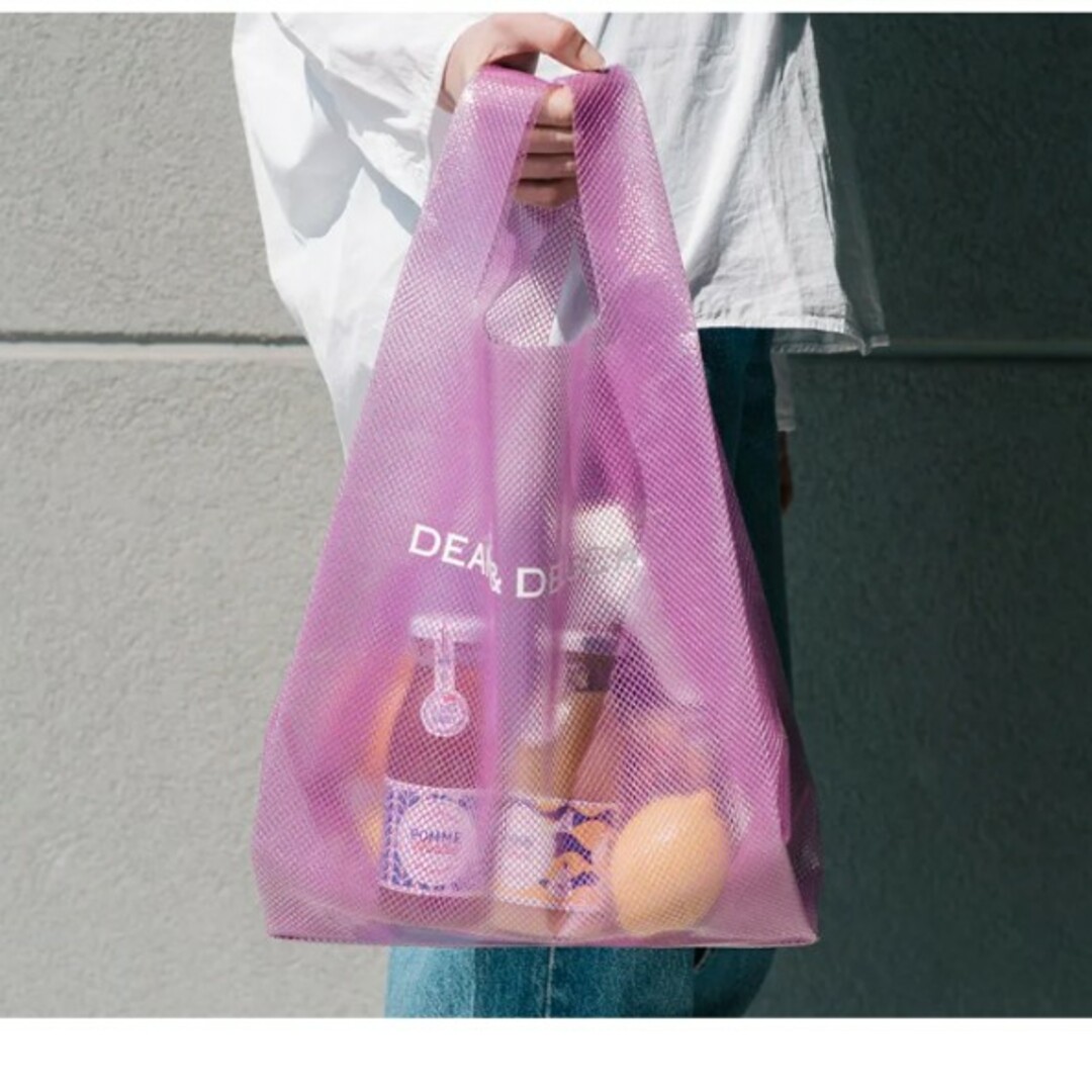 DEAN & DELUCA(ディーンアンドデルーカ)のDEEN＆DELUCA　限定品ショッピングバッグ ブルーベリー レディースのバッグ(エコバッグ)の商品写真