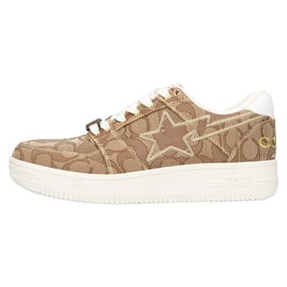 コーチ(COACH)のCOACH コーチ ×A BATHING APE BAPESTAR アベイシングエイプ ベイプスター ローカットスニーカーシューズ ブラウン US9(スニーカー)