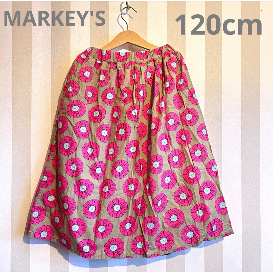 MARKEY'S(マーキーズ)の【MARKEY'S】花柄 スカート 120cm マーキーズ キッズ/ベビー/マタニティのキッズ服女の子用(90cm~)(スカート)の商品写真