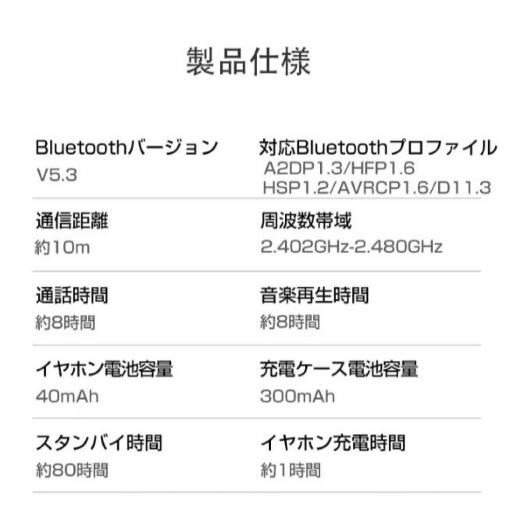 ♪OWSイヤホン 空気伝導イヤホン ワイヤレスイヤホン bluetooth5.3 スマホ/家電/カメラのオーディオ機器(ヘッドフォン/イヤフォン)の商品写真