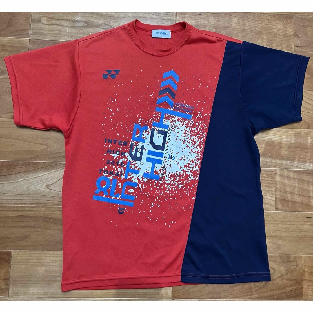 YONEX(ヨネックス)のヨネックス　半袖Tシャツ　Sサイズ　赤　レッド スポーツ/アウトドアのスポーツ/アウトドア その他(バドミントン)の商品写真