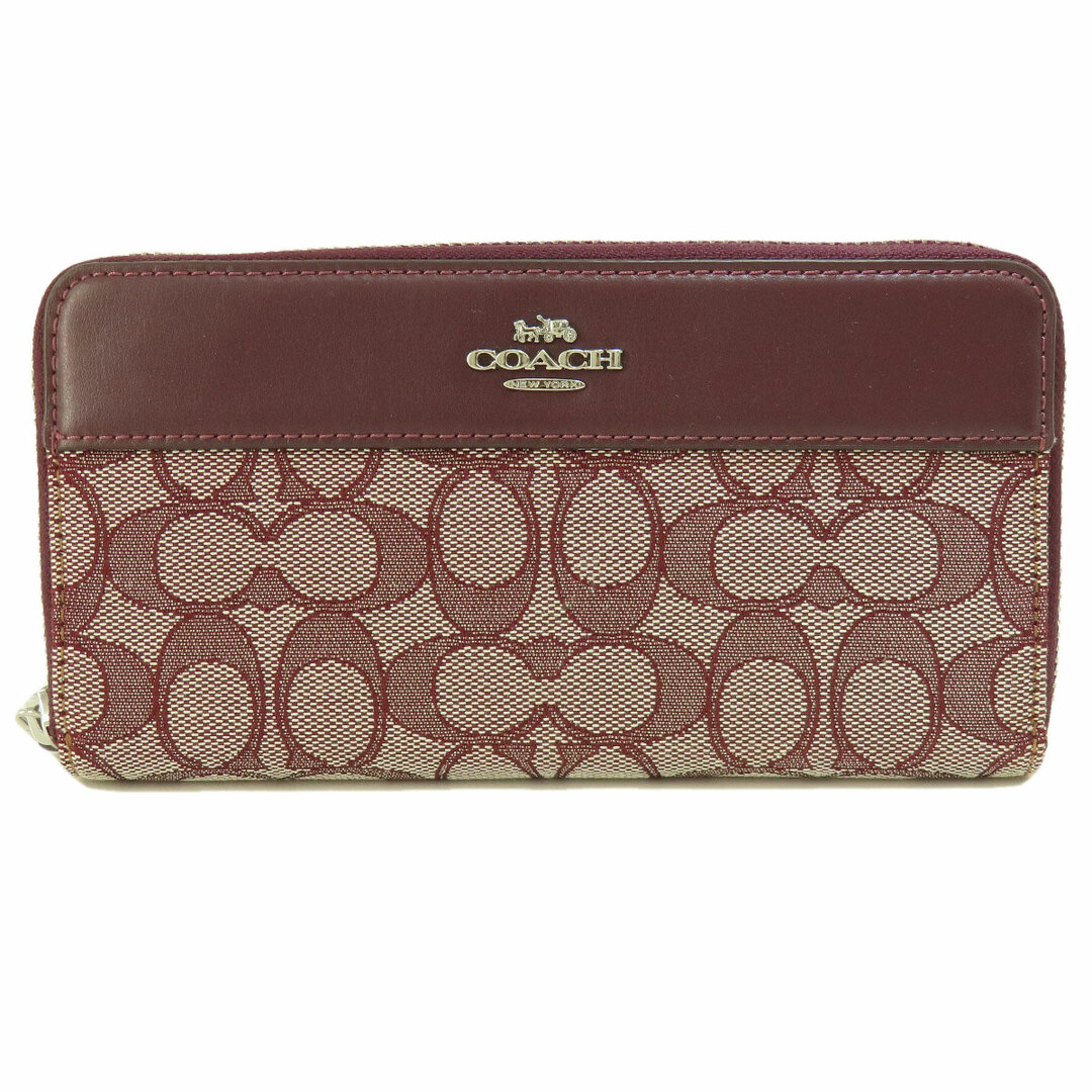 COACH(コーチ)のCOACH F76638 シグネチャー 長財布（小銭入れあり） キャンバス レザー レディース レディースのファッション小物(財布)の商品写真