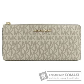 マイケルコース(Michael Kors)のMichael Kors MKシグネチャー 長財布（小銭入れあり） PVC レディース(財布)