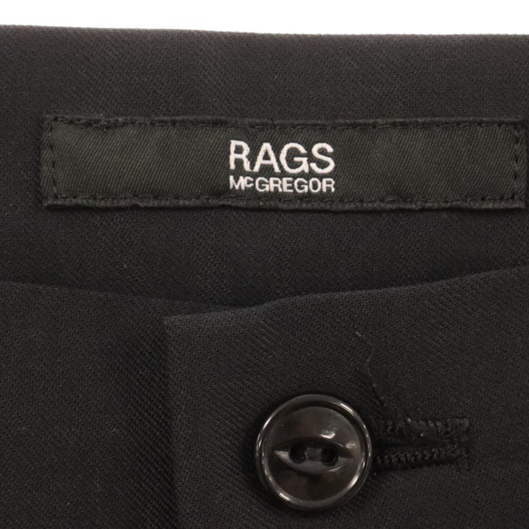 Rags McGREGOR ラグスマックレガー WIDE SLACKS PANTS ワイド スラックス パンツ 211318105 ブラック メンズのパンツ(その他)の商品写真