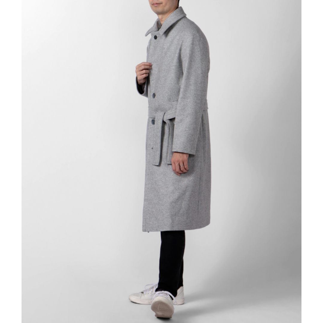 hevo - イーヴォ/HEVO コート メンズ アルスター ベルテッド hevo - イーヴォ/HEVO コート メンズ アルスター ベルテッド