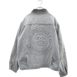 ステューシー(STUSSY)のSTUSSY ステューシー 23SS ×Levi's Embossed Trucer ×リーバイス エンボス トラッカー デニムジャケット SS-569 インディゴ(Gジャン/デニムジャケット)