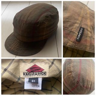 ヴィンテージ(VINTAGE)の美品 VINTAGE フランス製 TORPEDO トルペド CAP キャップ(キャップ)