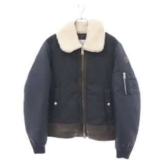 モンクレール(MONCLER)のMONCLER モンクレール PLOVAN ムートン ダウンジャケット ネイビー D20914034685 57849(ダウンジャケット)