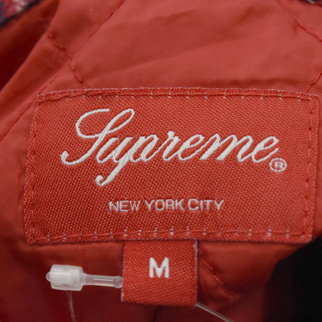 Supreme(シュプリーム)のSUPREME シュプリーム 19AW Arc logo Quilted Flannel Shirt アーチロゴ キルティング フランネル 長袖シャツ レッド メンズのトップス(シャツ)の商品写真