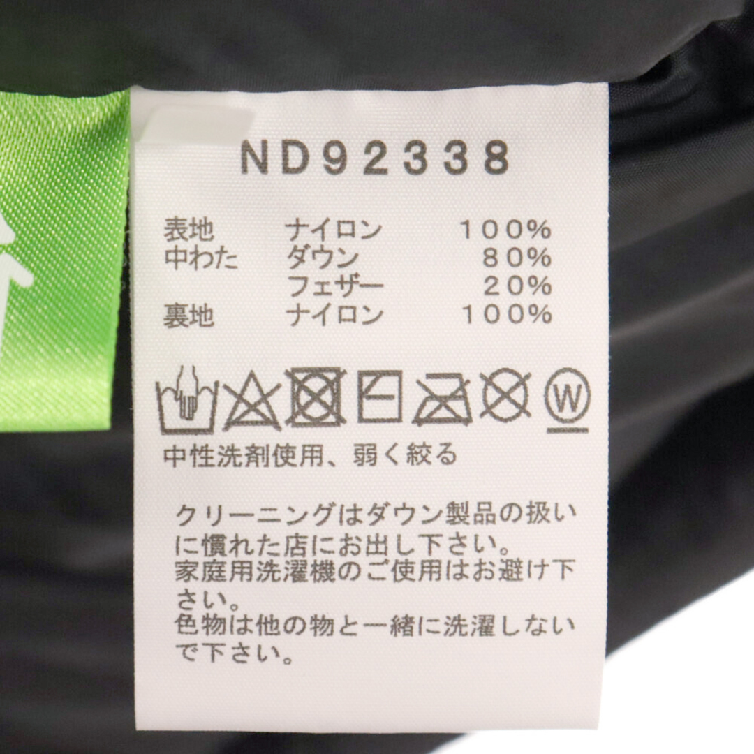 THE NORTH FACE(ザノースフェイス)のTHE NORTH FACE ザノースフェイス Nuptse Vest ヌプシ ダウンベスト ND92338 ブラック メンズのジャケット/アウター(ダウンベスト)の商品写真