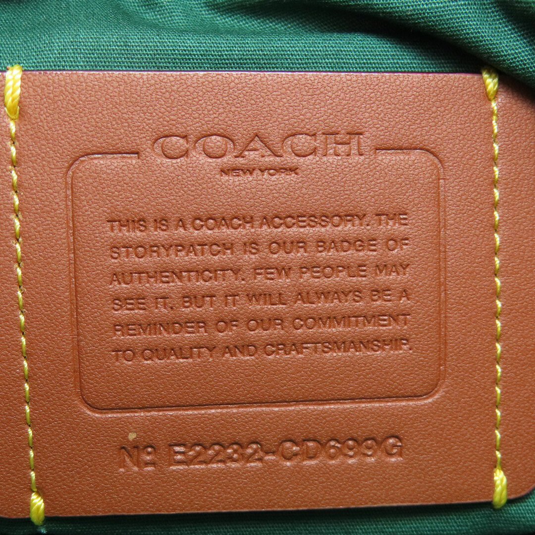 COACH(コーチ)のCOACH CD699G ロゴ アクセサリーポーチ キャンバス レディース レディースのファッション小物(ポーチ)の商品写真