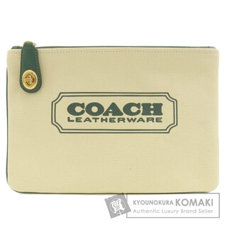 コーチ(COACH)のCOACH CD699G ロゴ アクセサリーポーチ キャンバス レディース(ポーチ)