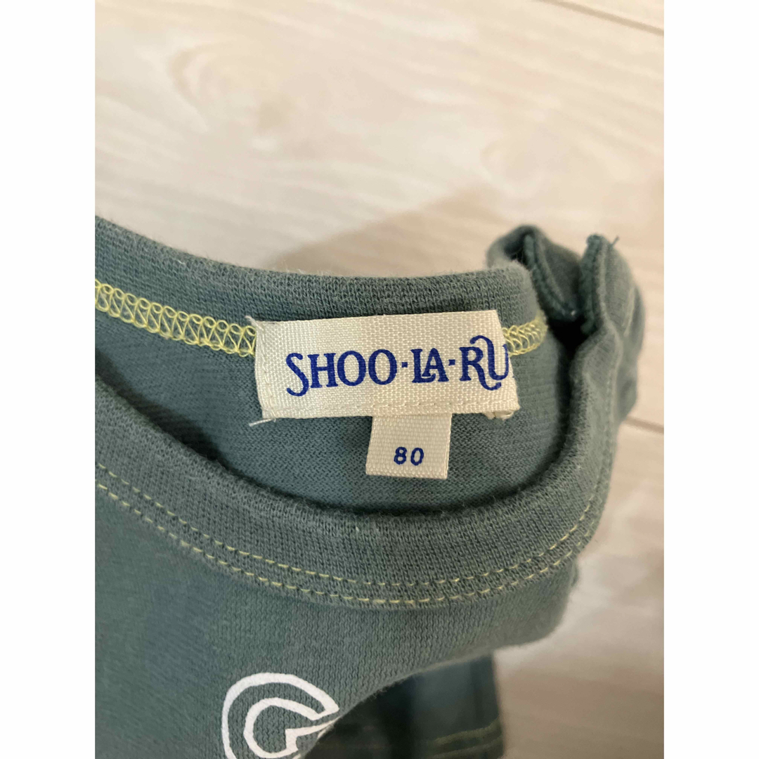 SHOO・LA・RUE(シューラルー)のTシャツ　2枚　まとめ売り　グリーン　男の子　80 キッズ/ベビー/マタニティのベビー服(~85cm)(Ｔシャツ)の商品写真