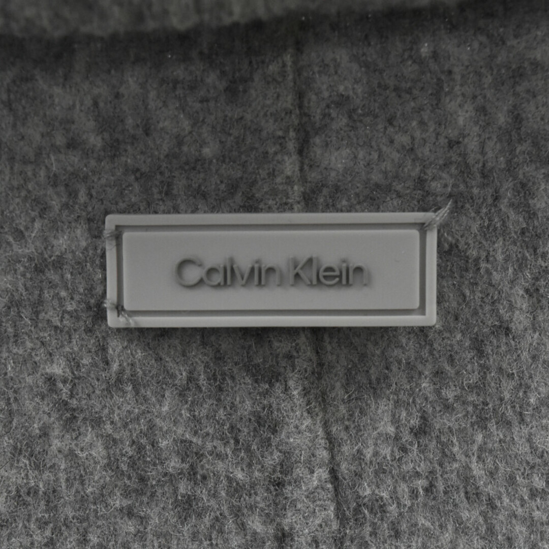 Calvin Klein(カルバンクライン)のCalvin Klein カルバンクライン メルトン チェスターコート グレー K109549 メンズのジャケット/アウター(フライトジャケット)の商品写真