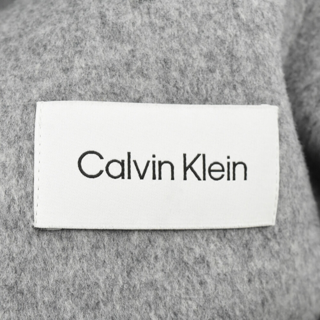 Calvin Klein(カルバンクライン)のCalvin Klein カルバンクライン メルトン チェスターコート グレー K109549 メンズのジャケット/アウター(フライトジャケット)の商品写真