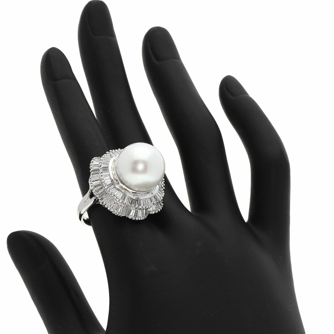 SELECT JEWELRY パール 真珠 ダイヤモンド リング・指輪 PT900 レディース レディースのアクセサリー(リング(指輪))の商品写真