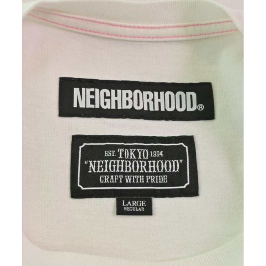 NEIGHBORHOOD(ネイバーフッド)のNEIGHBORHOOD ネイバーフッド Tシャツ・カットソー L 白 【古着】【中古】 メンズのトップス(Tシャツ/カットソー(半袖/袖なし))の商品写真