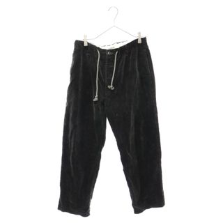 FOB FACTORY エフオービー ファクトリー WIDE WALE CORDUROY PANTS ワイド ウェール コーデュロイ パンツ チャコール F0507(その他)