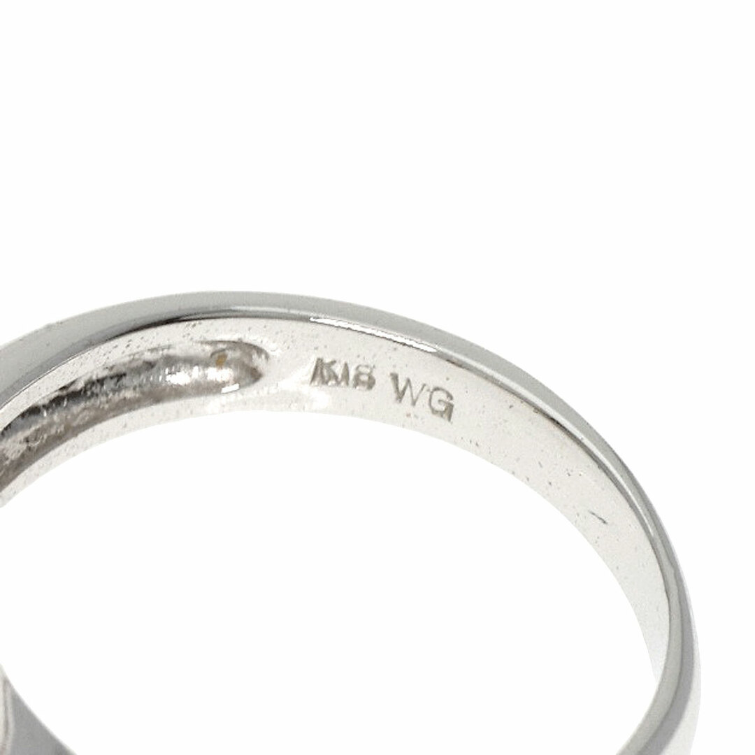 SELECT JEWELRY パール 真珠 ダイヤモンド リング・指輪 K18WG レディース レディースのアクセサリー(リング(指輪))の商品写真