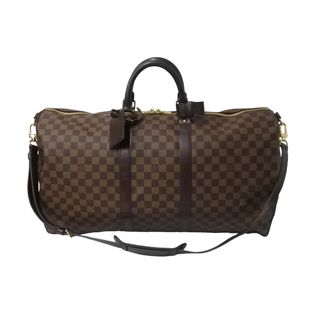 ルイヴィトン(LOUIS VUITTON)の極美品 LOUIS VUITTON ルイヴィトン ボストンバッグ キーポルバンドリエール 55 ダミエキャンバス ブラウン N41414 中古 63744(ボストンバッグ)