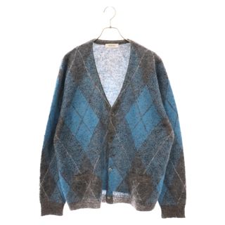 ラディアル(RADIALL)のRADIALL ラディアル INNA DE YARD - CARDIGAN SWEATER L/S RAD-23AW-KNIT001 アーガイル柄ニットカーディガン(カーディガン)