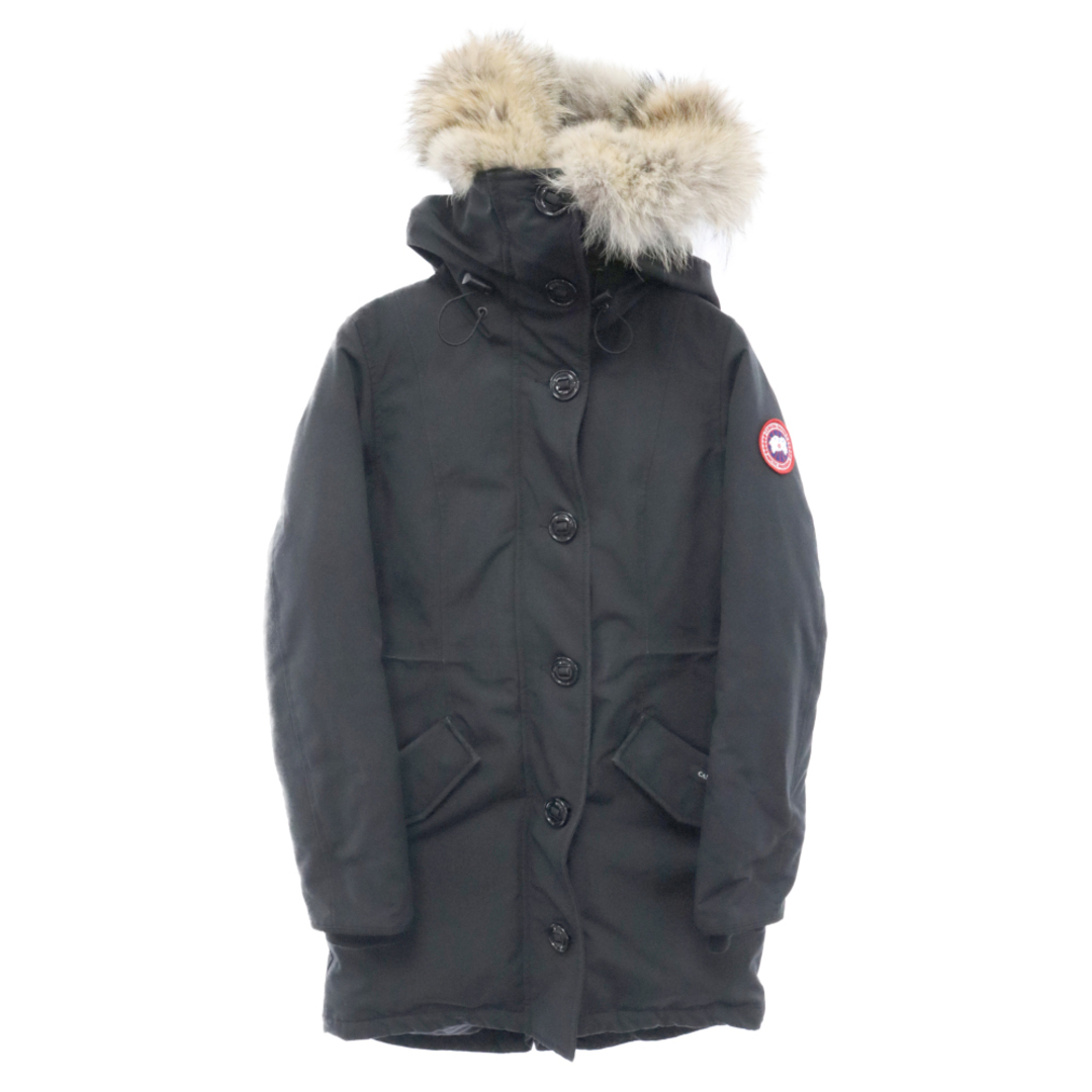 CANADA GOOSE(カナダグース)のCANADA GOOSE カナダグース 18AW ROSSCLAIR PARKA FF ロスクレア ファー フードデッド ダウンジャケット コート レディース ブラック 9910400053-2580LA レディースのジャケット/アウター(ダウンジャケット)の商品写真