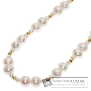 SELECT JEWELRY 淡水パール 真珠 ロング ネックレス K18YG レディース(ネックレス)