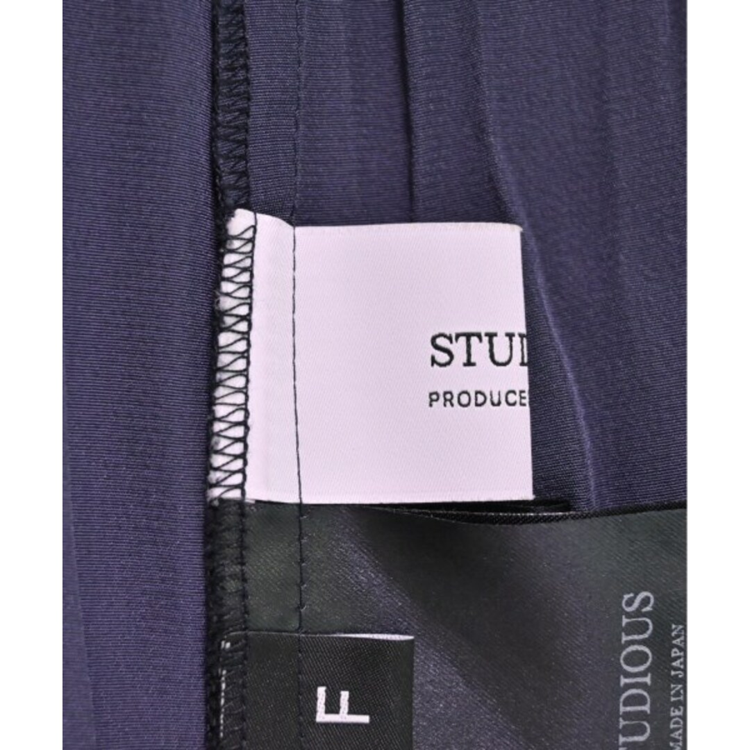 STUDIOUS(ステュディオス)のSTUDIOUS ステュディオス ワンピース F 紺 【古着】【中古】 レディースのワンピース(ひざ丈ワンピース)の商品写真