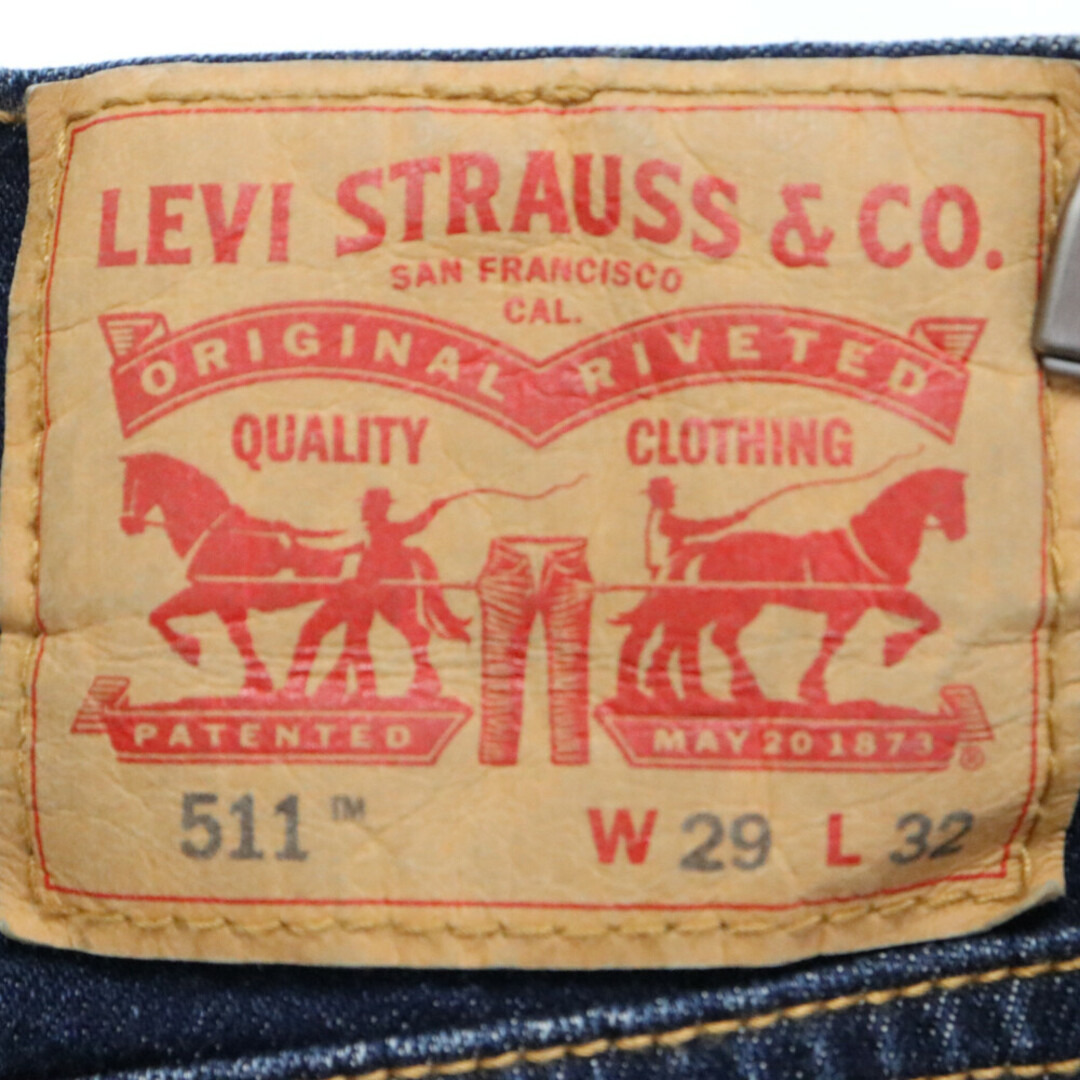 Levi's(リーバイス)のLevi's リーバイス 511 ジップフライ ボタン裏5222 レジスタータブ ストレッチ スリムフィット デニムパンツ インディゴブルー PC9-04511-2404 メンズのパンツ(デニム/ジーンズ)の商品写真