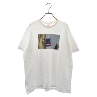 シュプリーム(Supreme)のSUPREME シュプリーム 19AW Banner Tee バナープリント クルーネック半袖Tシャツ ホワイト(Tシャツ/カットソー(半袖/袖なし))