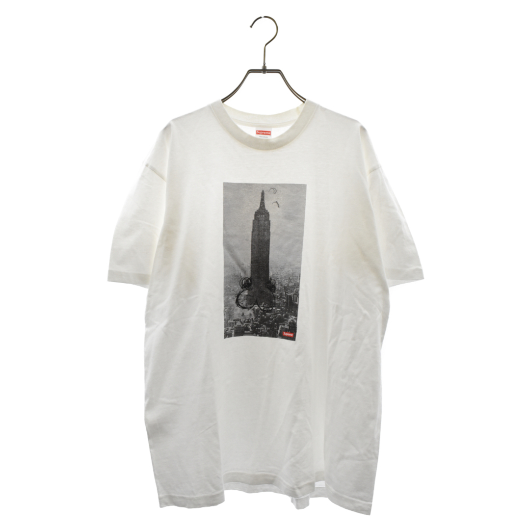 Supreme(シュプリーム)のSUPREME シュプリーム 18AW×Mike Kelley Empire State Tee マイクケリー エンパイアステイトビル フォトプリント半袖Tシャツ カットソー ホワイト メンズのトップス(Tシャツ/カットソー(半袖/袖なし))の商品写真