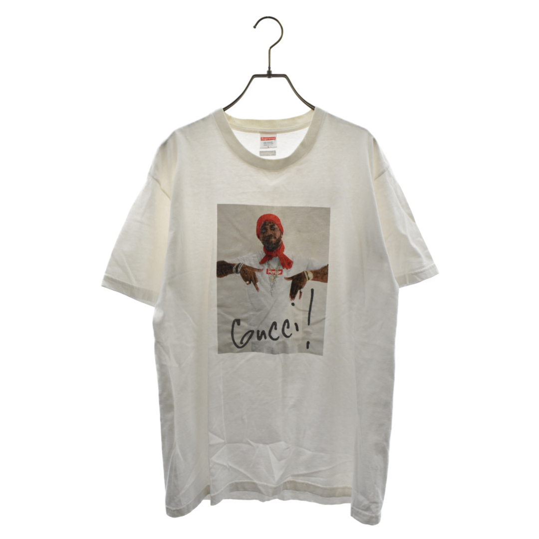 Supreme(シュプリーム)のSUPREME シュプリーム 16AW Gucci Mane Tee グッチ メイン フォトプリント 半袖Tシャツ ホワイト メンズのトップス(Tシャツ/カットソー(半袖/袖なし))の商品写真