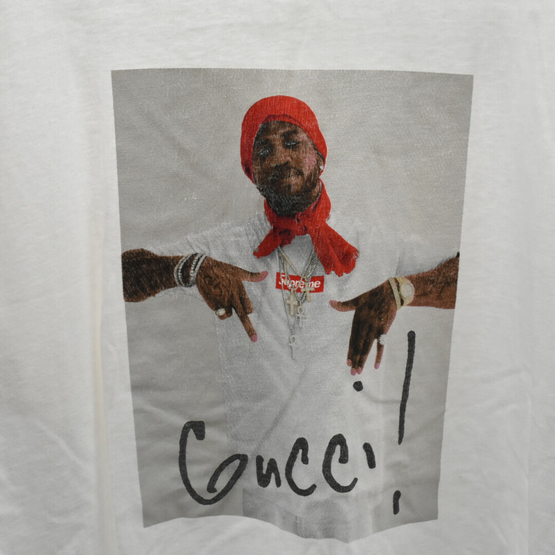 Supreme(シュプリーム)のSUPREME シュプリーム 16AW Gucci Mane Tee グッチ メイン フォトプリント 半袖Tシャツ ホワイト メンズのトップス(Tシャツ/カットソー(半袖/袖なし))の商品写真