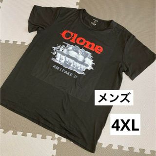 メンズ　Tシャツ　大きいサイズ　4XL  5L  新品　未使用　ポリエステル(Tシャツ/カットソー(半袖/袖なし))