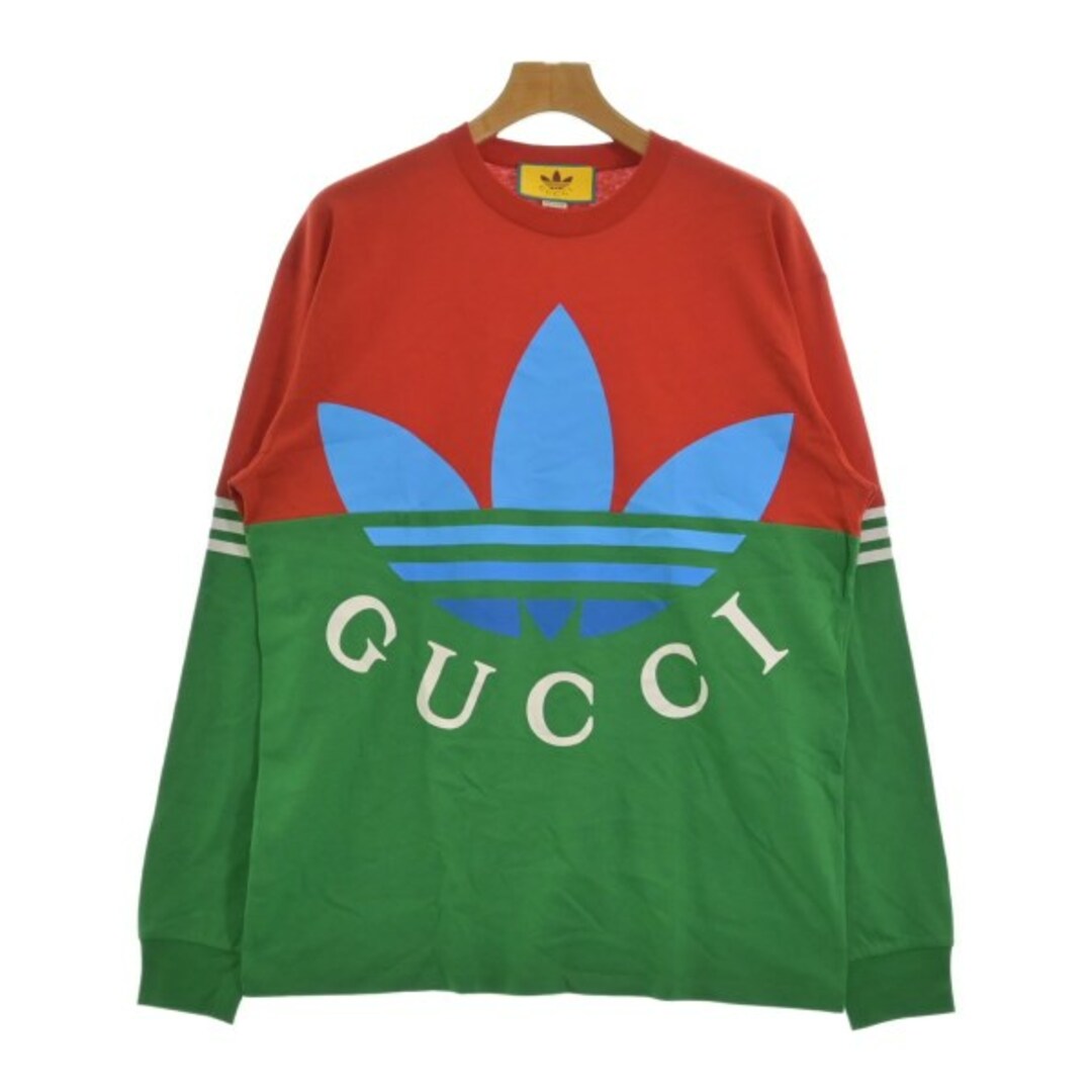 Gucci(グッチ)のGUCCI グッチ Tシャツ・カットソー L 赤 【古着】【中古】 メンズのトップス(Tシャツ/カットソー(半袖/袖なし))の商品写真