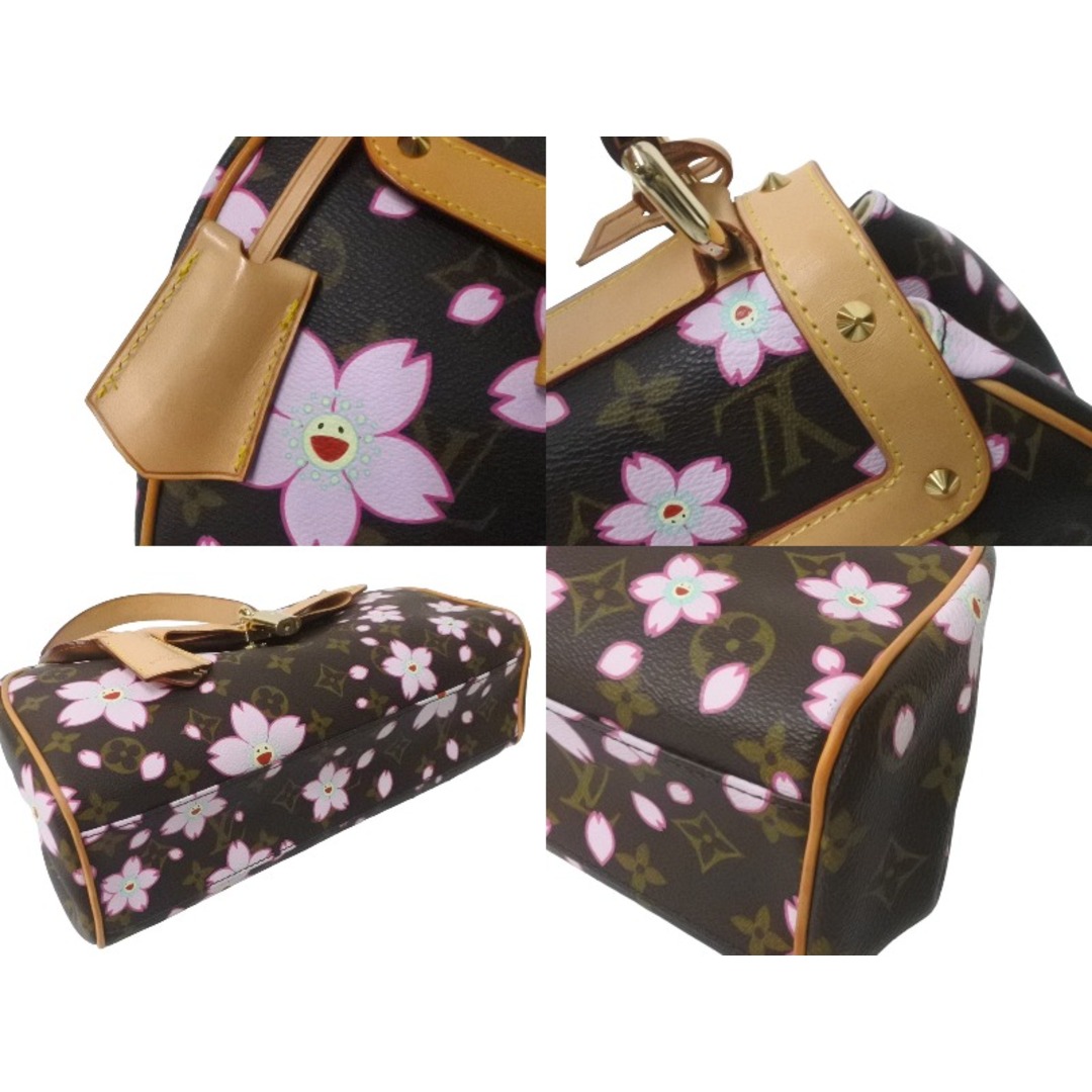 LOUIS VUITTON(ルイヴィトン)のLOUIS VUITTON ルイ ヴィトン サックレトロPM マロン ハンドバッグ M92012 モノグラムチェリーブロッサム ブラウン 美品 中古 63835 レディースのバッグ(ハンドバッグ)の商品写真