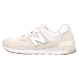 ニューバランス(New Balance)のNew Balance ニューバランス ML574ES2 スウェードローカットスニーカー ホワイト US7/25cm(スニーカー)