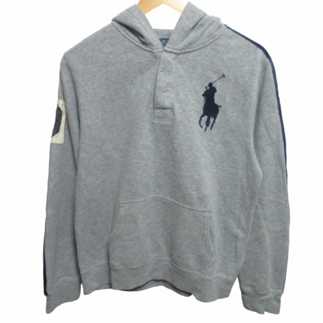 POLO RALPH LAUREN(ポロラルフローレン)のポロ バイ ラルフローレン パーカー グレー XL レディース 約M IBO50 レディースのトップス(パーカー)の商品写真