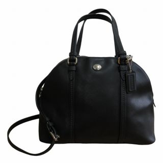 コーチ(COACH)のコーチ コーラドーム 2WAY レザー ショルダーバッグ ハンド 黒 ■GY14(ショルダーバッグ)