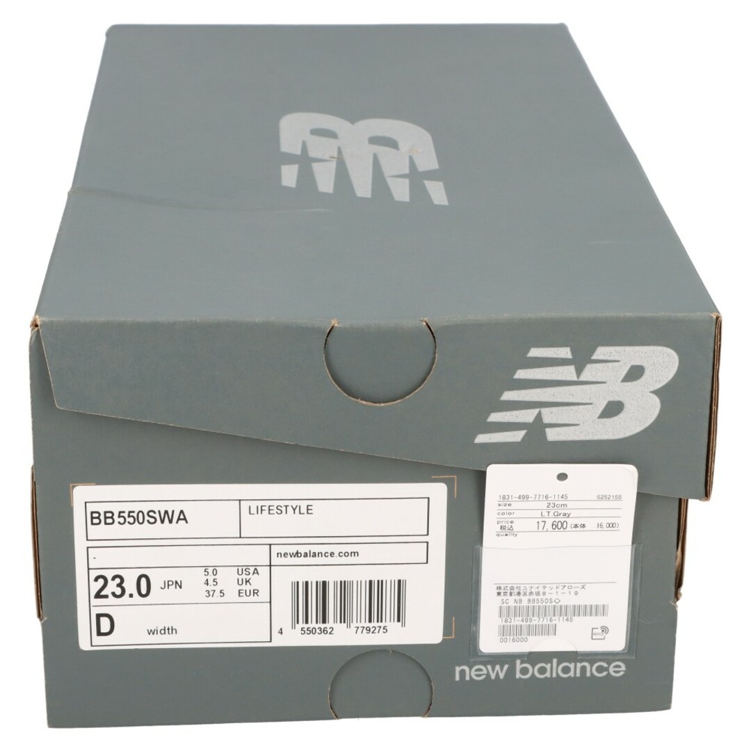 New Balance(ニューバランス)のNew Balance ニューバランス BB550SWA ローカットスニーカー ホワイト US5/23cm レディースの靴/シューズ(スニーカー)の商品写真