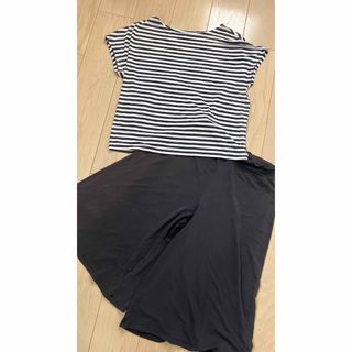 ユニクロ(UNIQLO)の【格安】ユニクロ★エアリズムセット 半袖 ボーダー パジャマ ルームウエア(ルームウェア)