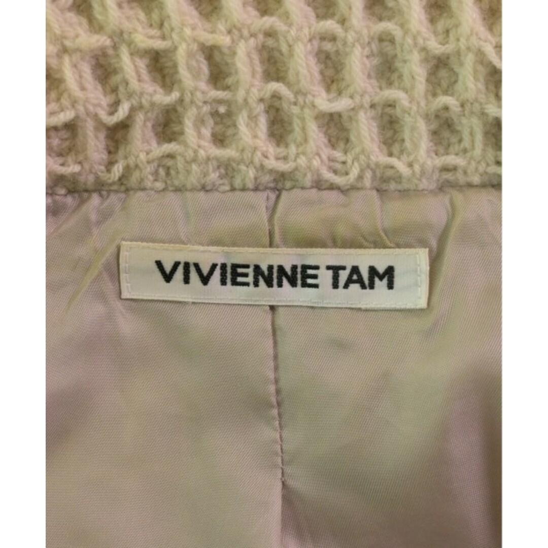 VIVIENNE TAM(ヴィヴィアンタム)のVIVIENNE TAM カジュアルジャケット 0(XS位) ベージュ 【古着】【中古】 レディースのジャケット/アウター(テーラードジャケット)の商品写真