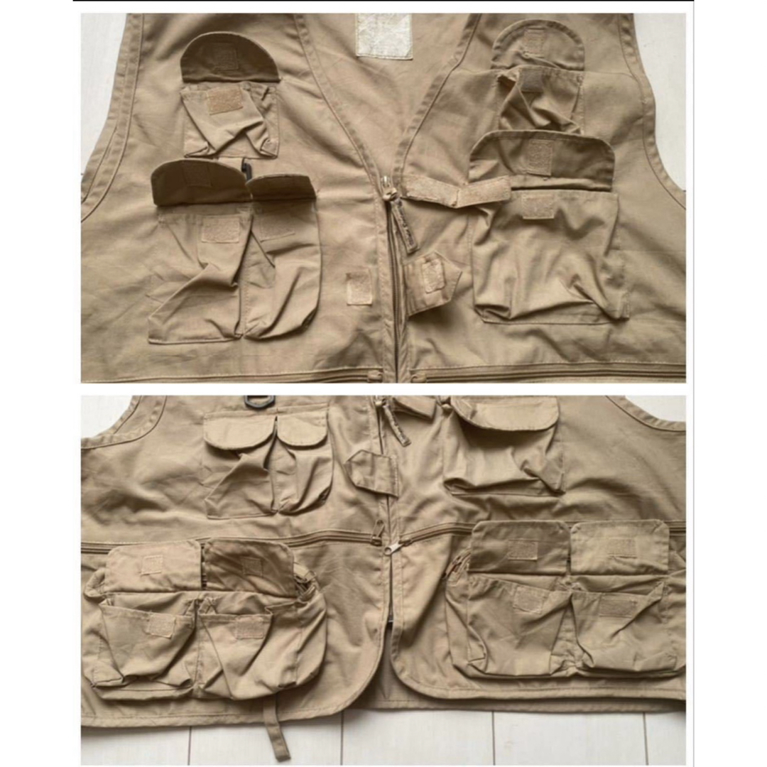 VINTAGE(ヴィンテージ)の美品 80s 90s fishing vest フィッシング ベスト XXL メンズのトップス(ベスト)の商品写真