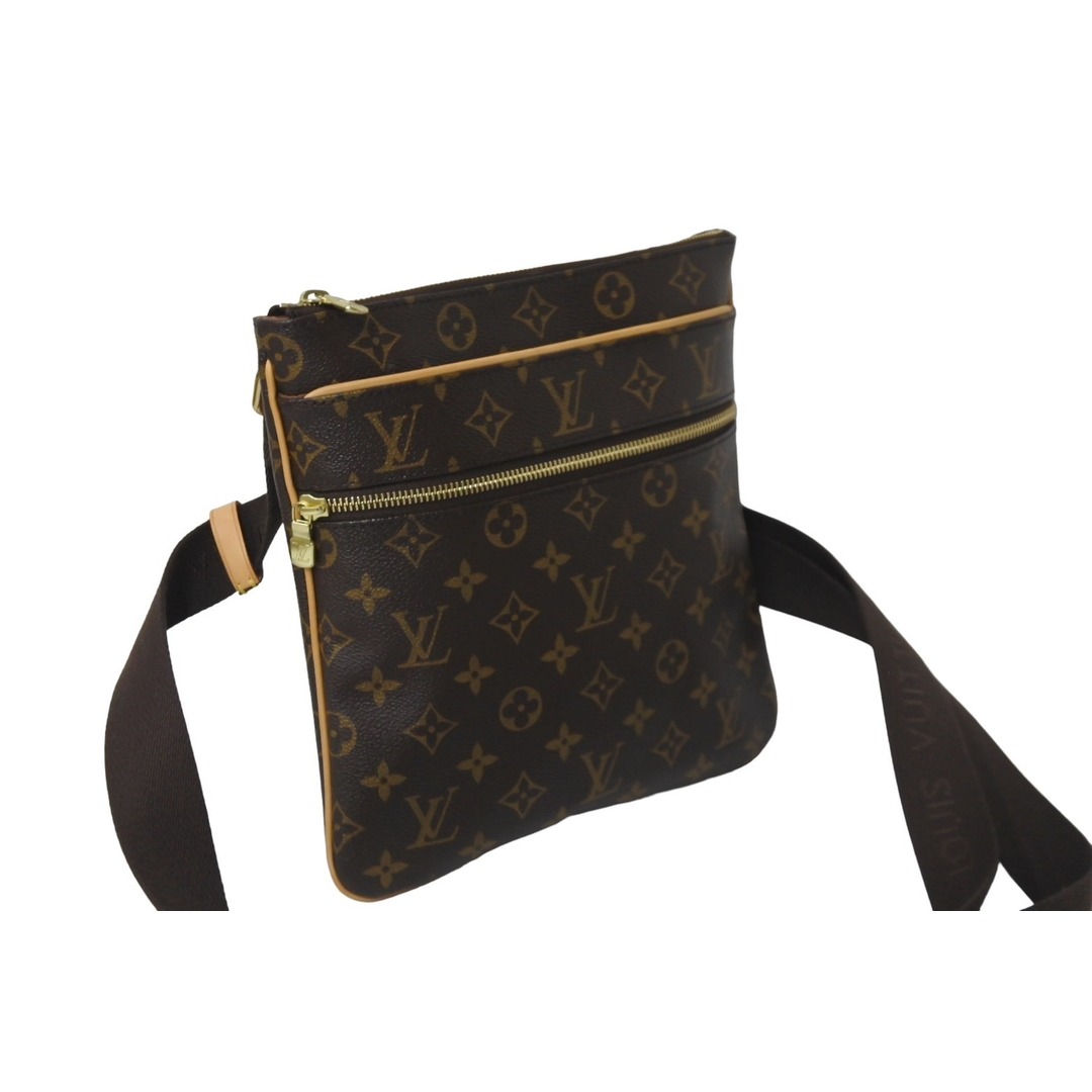 LOUIS VUITTON(ルイヴィトン)の極美品 LOUIS VUITTON ルイ ヴィトン モノグラム ポシェット ヴァルミー ショルダーバッグ M40524 ブラウン PVC 中古 63704 レディースのバッグ(ハンドバッグ)の商品写真