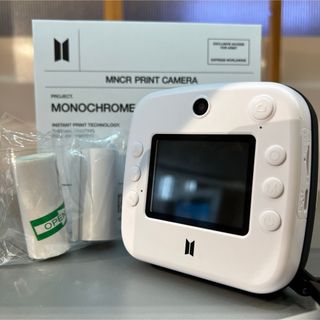 BTS monochrome プリントカメラ　バンコク限定　ロールペーパー付き