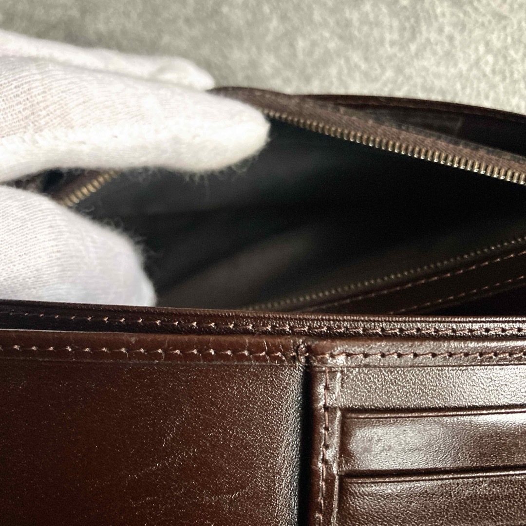 FENDI(フェンディ)の【即購入OK】フェンディ ズッカ柄  二つ折り長財布 シルバー金具 レディースのファッション小物(財布)の商品写真