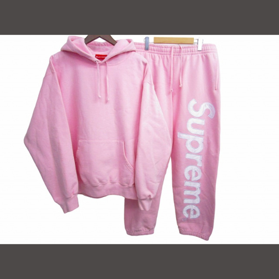 Supreme(シュプリーム)のシュプリーム SUPREME 23FW サテンアップリケ セットアップ M メンズのトップス(その他)の商品写真