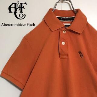 Abercrombie&Fitch - 【ダメージ加工】アバクロンビー＆フィッチ　刺繍ロゴ入りポロシャツ　H901