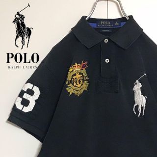 ポロラルフローレン(POLO RALPH LAUREN)の【ビッグポニー】ポロラルフローレン　ロゴ入りポロシャツ　カスタムフィットH899(ポロシャツ)