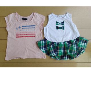 ギャップキッズ(GAP Kids)のGAP他　110 Tシャツ　2枚　まとめ(Tシャツ/カットソー)